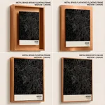 Strip below poster black map of Bogor