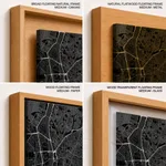 Strip below poster black map of Cairo
