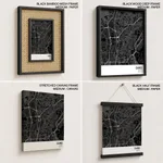 Strip below poster black map of Cairo
