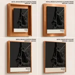 Strip below poster black map of Callao