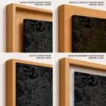 Strip below poster black map of Chennai