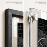 Strip below poster black map of Giza