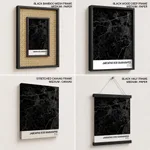 Strip below poster black map of Jaboatao Dos Guararapes