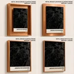 Strip below poster black map of Jaboatao Dos Guararapes