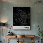 Strip below poster black map of Jamnagar