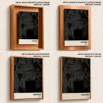 Strip below poster black map of Khartoum