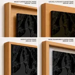 Strip below poster black map of Navi Mumbai