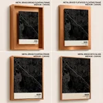 Strip below poster black map of Noida