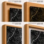 Strip below poster black map of Subang Jaya