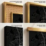 Strip below poster black map of Thane