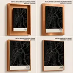 Strip below poster black map of Thane