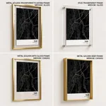 Strip below poster black map of Thane