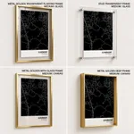 Strip below poster black map of Ulhasnagar