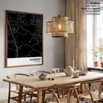 Strip below poster black map of Ulhasnagar