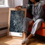 Strip below poster blue map of Bogor