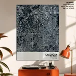 Strip below poster blue map of Caloocan