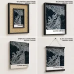 Strip below poster blue map of Ecatepec De Morelos