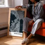 Strip below poster blue map of Ecatepec De Morelos
