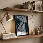 Strip below poster blue map of Ecatepec De Morelos