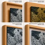 Strip below poster blue map of Giza