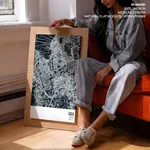 Strip below poster blue map of Giza