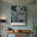 Strip below poster blue map of Giza