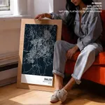 Strip below poster blue map of Gwalior
