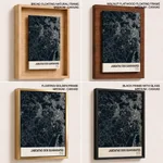 Strip below poster blue map of Jaboatao Dos Guararapes
