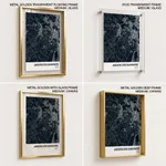 Strip below poster blue map of Jaboatao Dos Guararapes