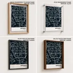 Strip below poster blue map of Narayanganj