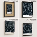 Strip below poster blue map of Narayanganj