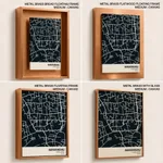 Strip below poster blue map of Narayanganj