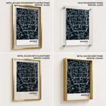 Strip below poster blue map of Narayanganj