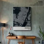 Strip below poster blue map of Omdurman