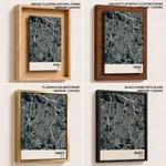 Strip below poster blue map of Osasco