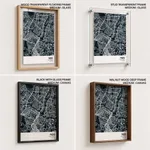 Strip below poster blue map of Pasig