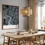 Strip below poster blue map of Pasig