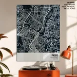 Strip below poster blue map of Pasig