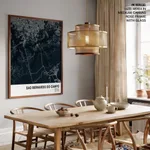 Strip below poster blue map of Sao Bernardo Do Campo