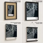 Strip below poster blue map of Taguig