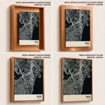 Strip below poster blue map of Taguig