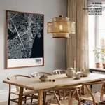 Strip below poster blue map of Taguig