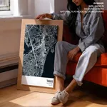 Strip below poster blue map of Taguig