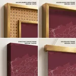 Strip below poster red map of Duque De Caxias