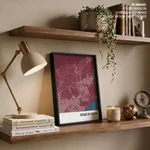 Strip below poster red map of Duque De Caxias