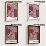 Strip below poster red map of Ecatepec De Morelos