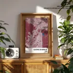 Strip below poster red map of Ecatepec De Morelos