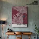 Strip below poster red map of Ecatepec De Morelos
