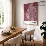Strip below poster red map of Faridabad
