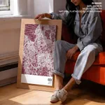 Strip below poster red map of Giza